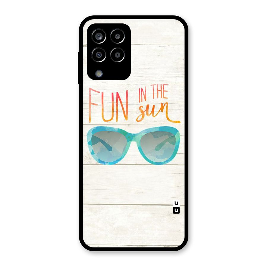 Sun Fun Glass Back Case for Galaxy M33