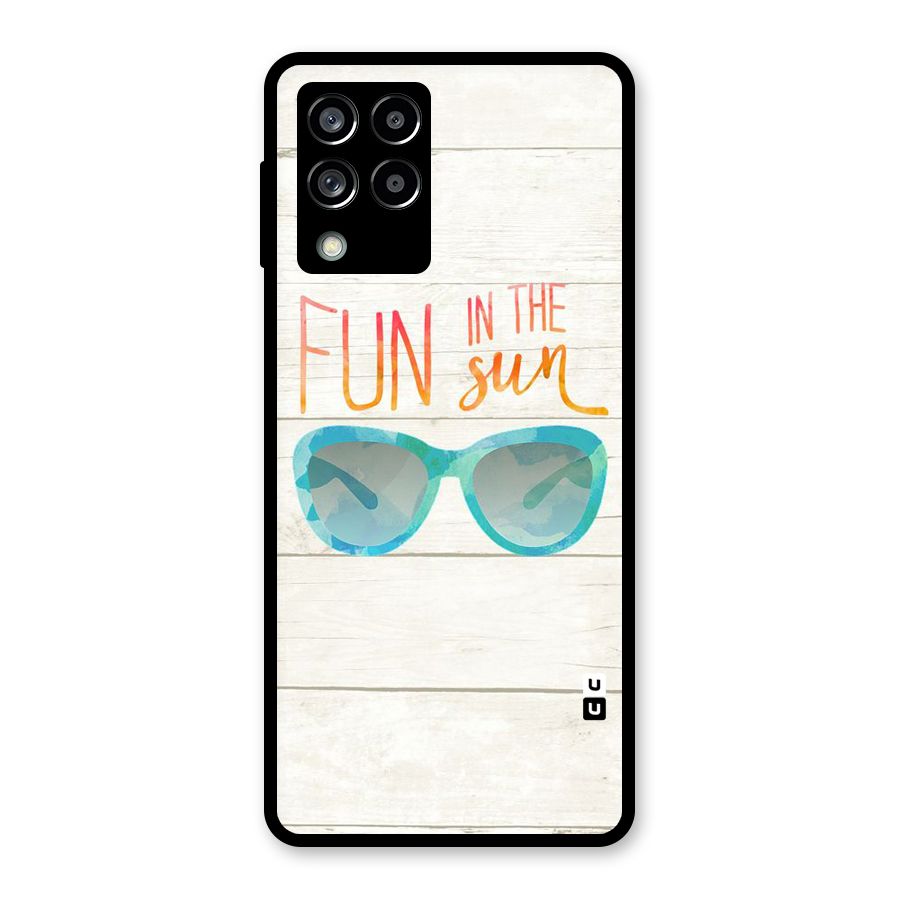 Sun Fun Glass Back Case for Galaxy M53 5G