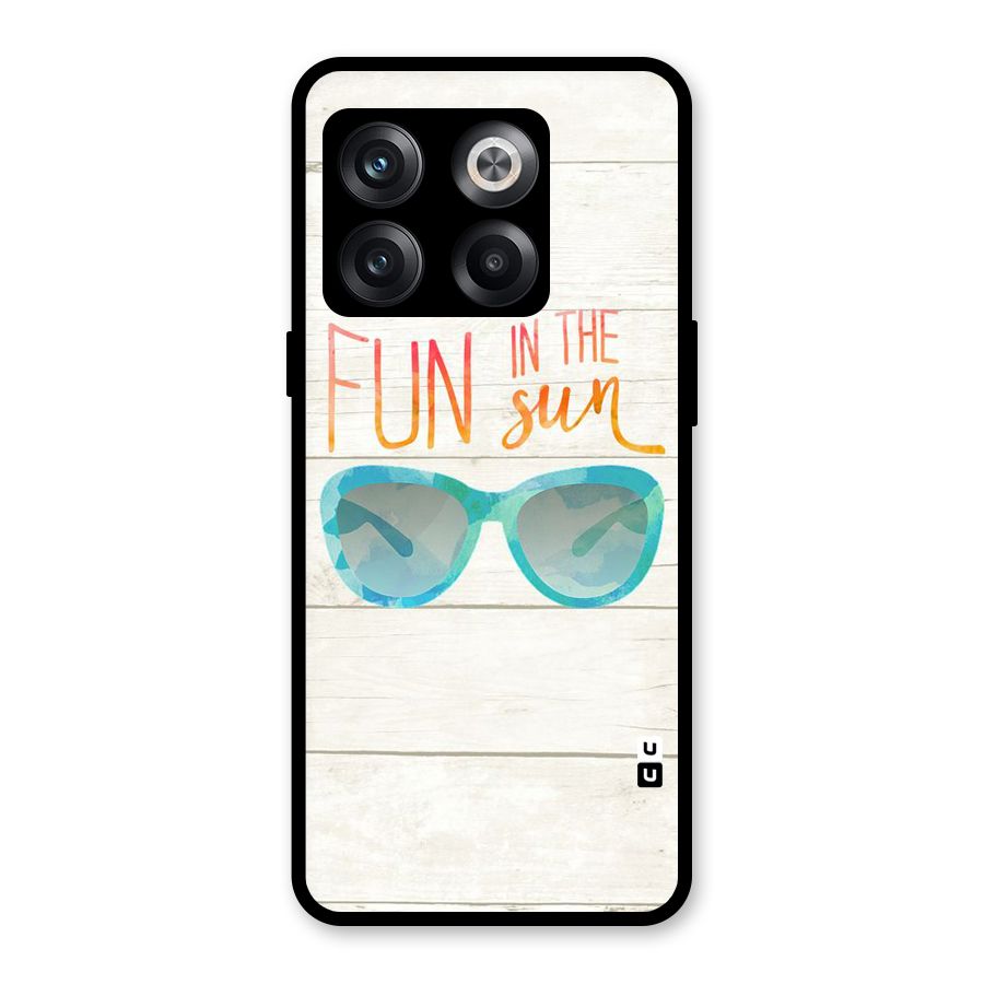 Sun Fun Glass Back Case for OnePlus 10T