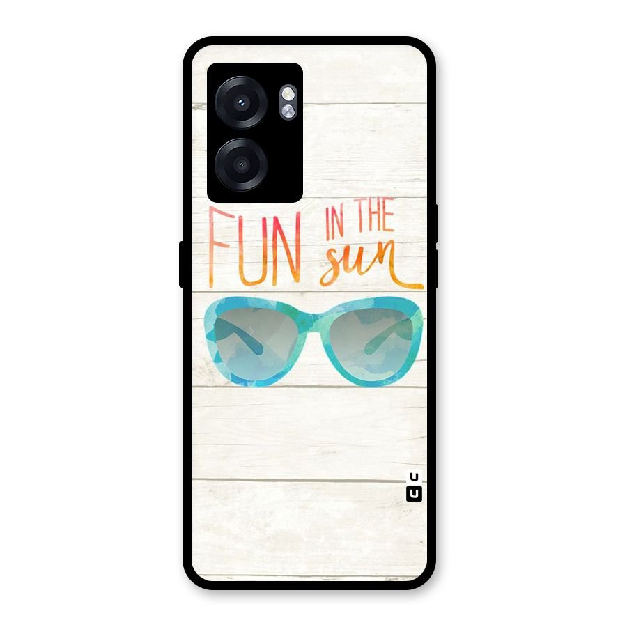Sun Fun Glass Back Case for Oppo K10 (5G)