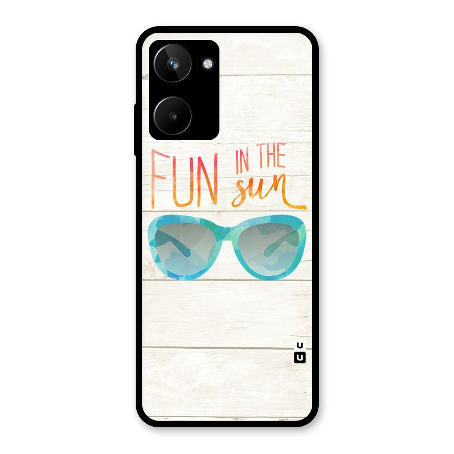 Sun Fun Glass Back Case for Realme 10