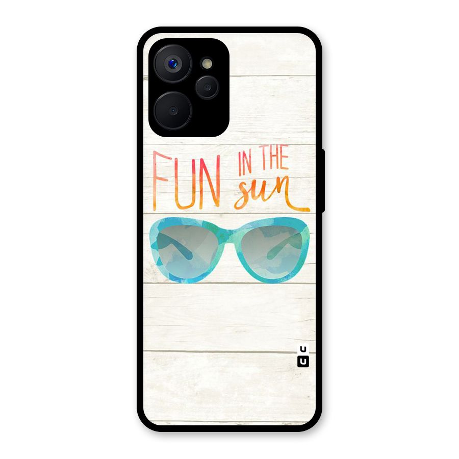 Sun Fun Glass Back Case for Realme 9i 5G