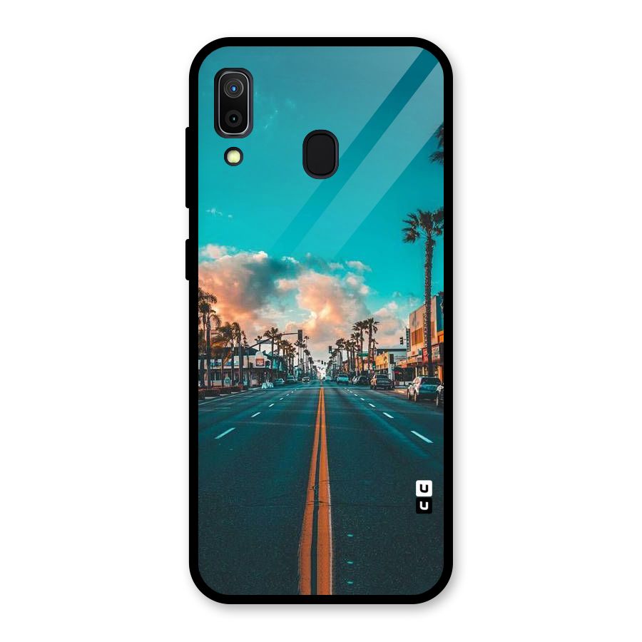 Sundown Road Glass Back Case for Galaxy A30