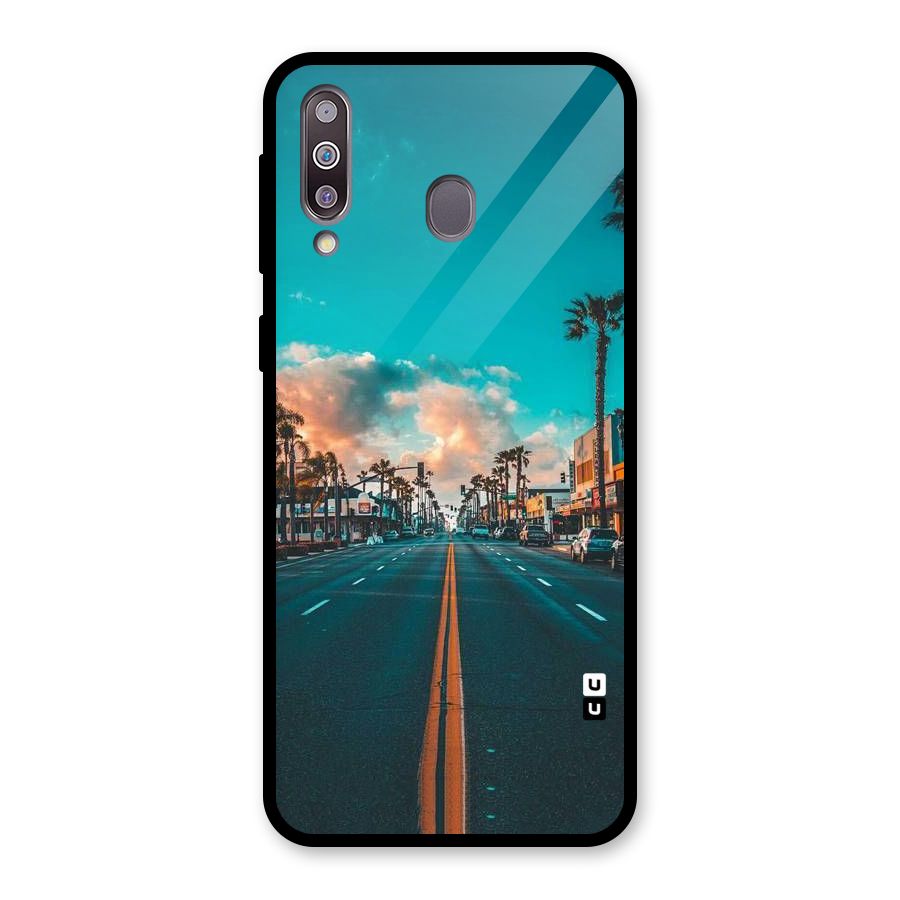 Sundown Road Glass Back Case for Galaxy M30
