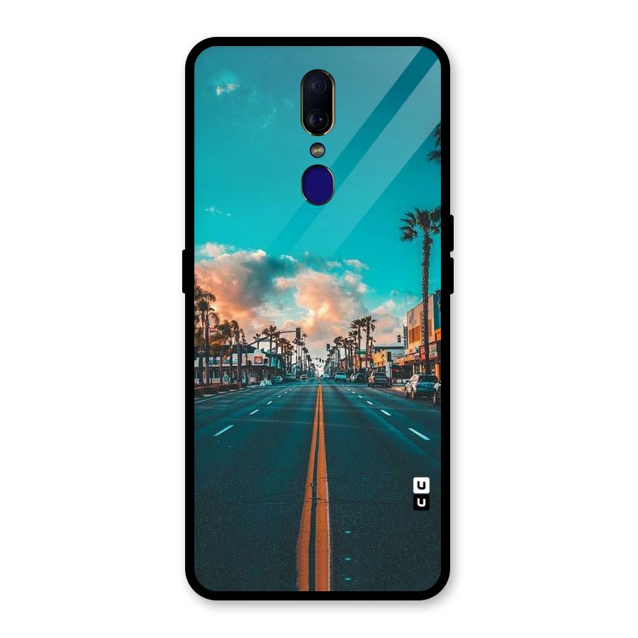 Sundown Road Glass Back Case for Oppo F11