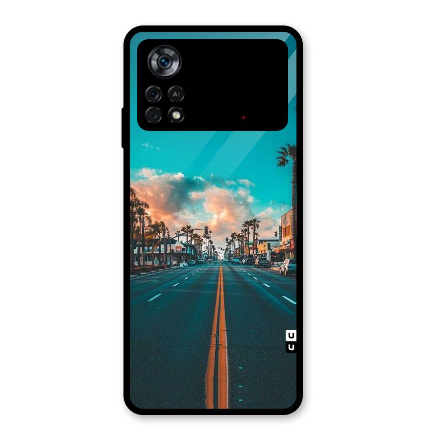 Sundown Road Glass Back Case for Poco X4 Pro 5G