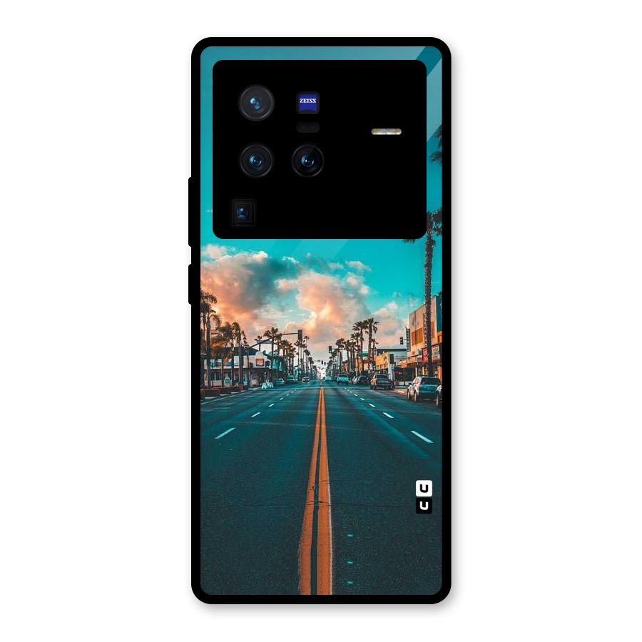 Sundown Road Glass Back Case for Vivo X80 Pro