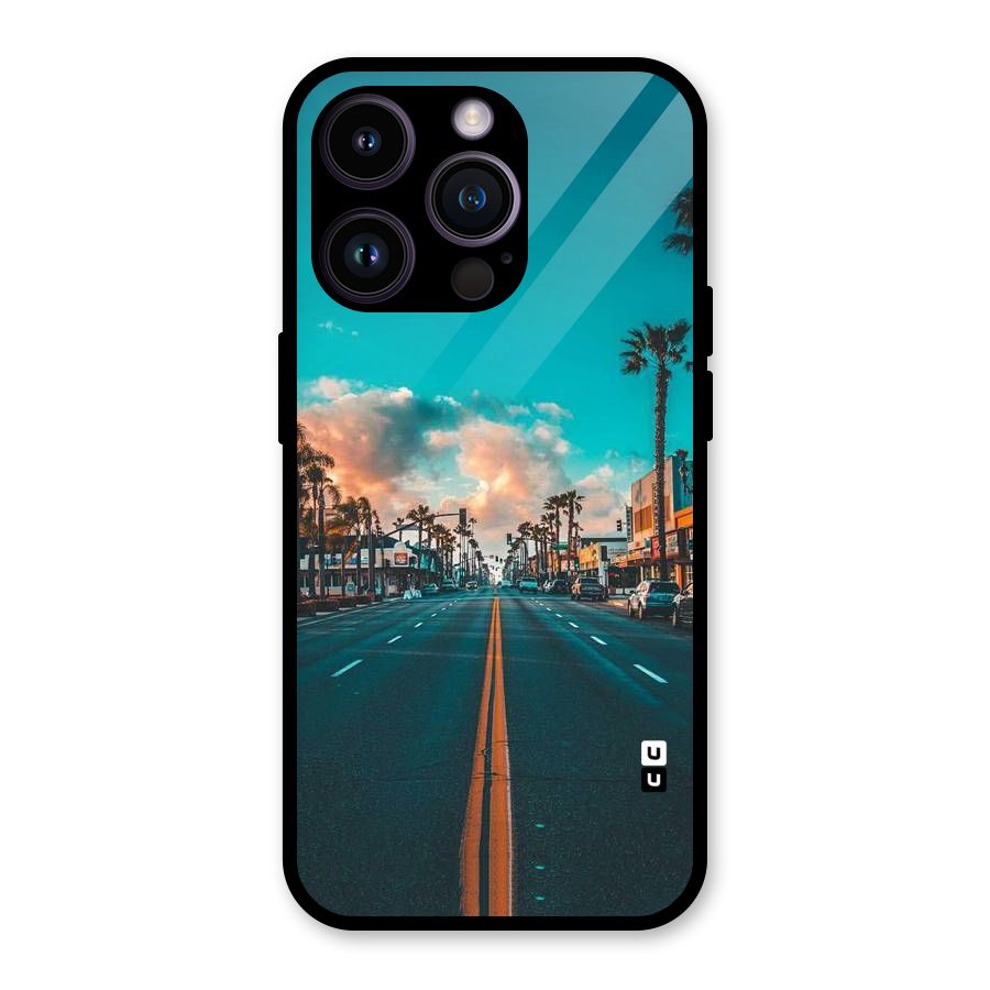 Sundown Road Glass Back Case for iPhone 14 Pro