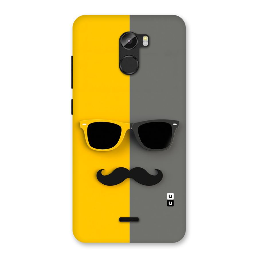 Sunglasses and Moustache Back Case for Gionee X1