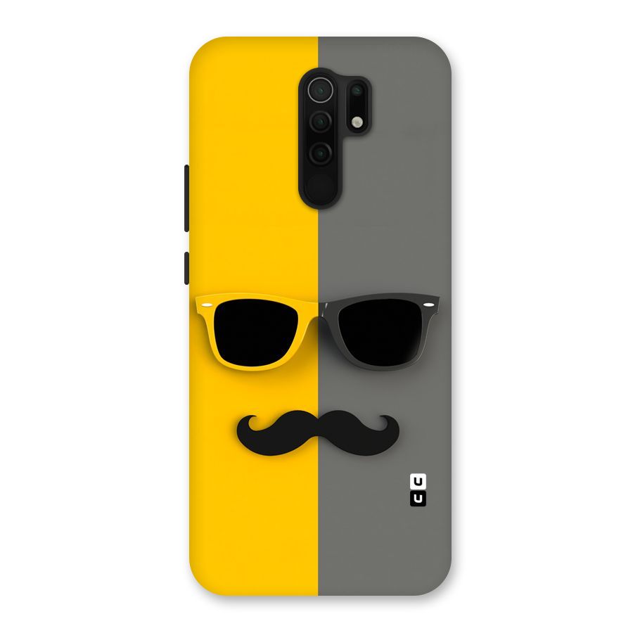 Sunglasses and Moustache Back Case for Poco M2