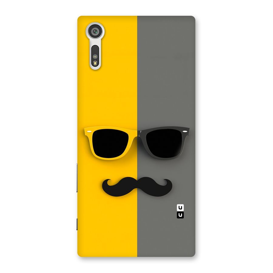 Sunglasses and Moustache Back Case for Xperia XZ