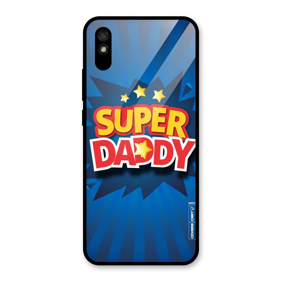 Super Daddy Glass Back Case for Redmi 9i
