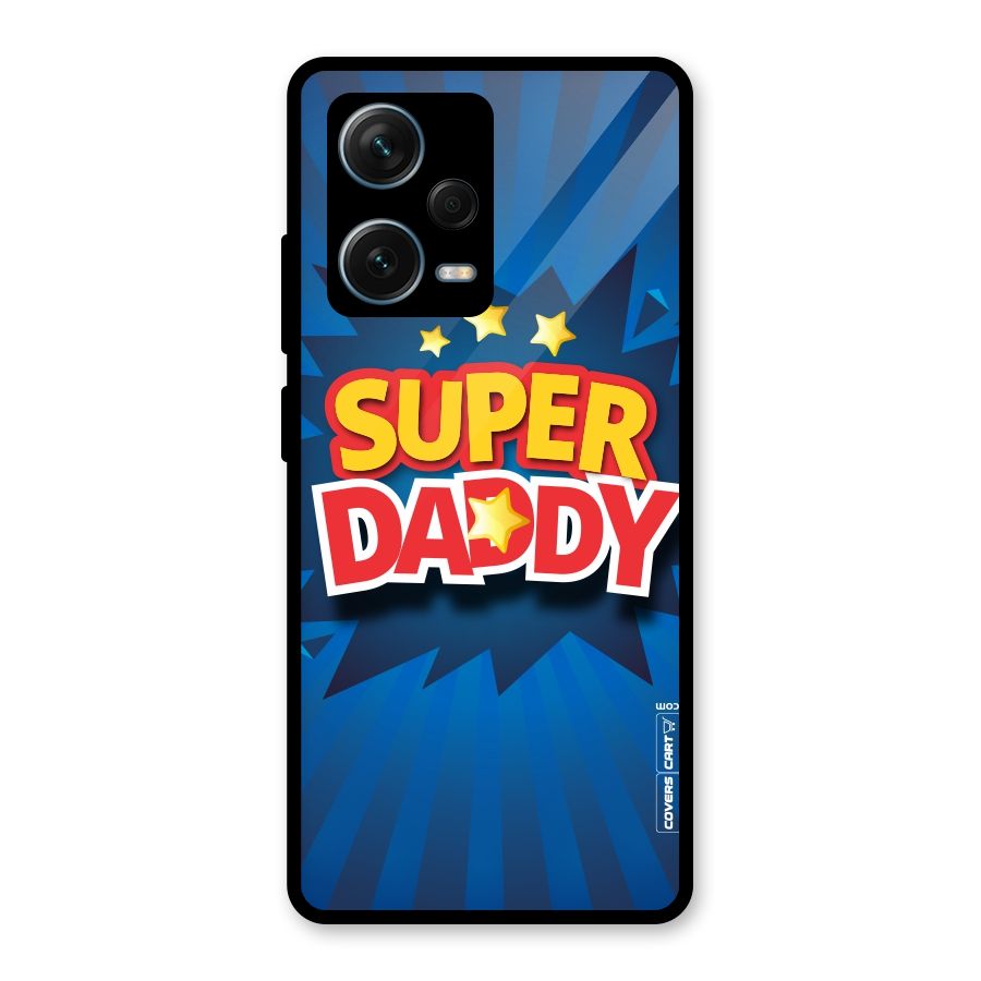 Super Daddy Glass Back Case for Redmi Note 12 Pro Plus 5G