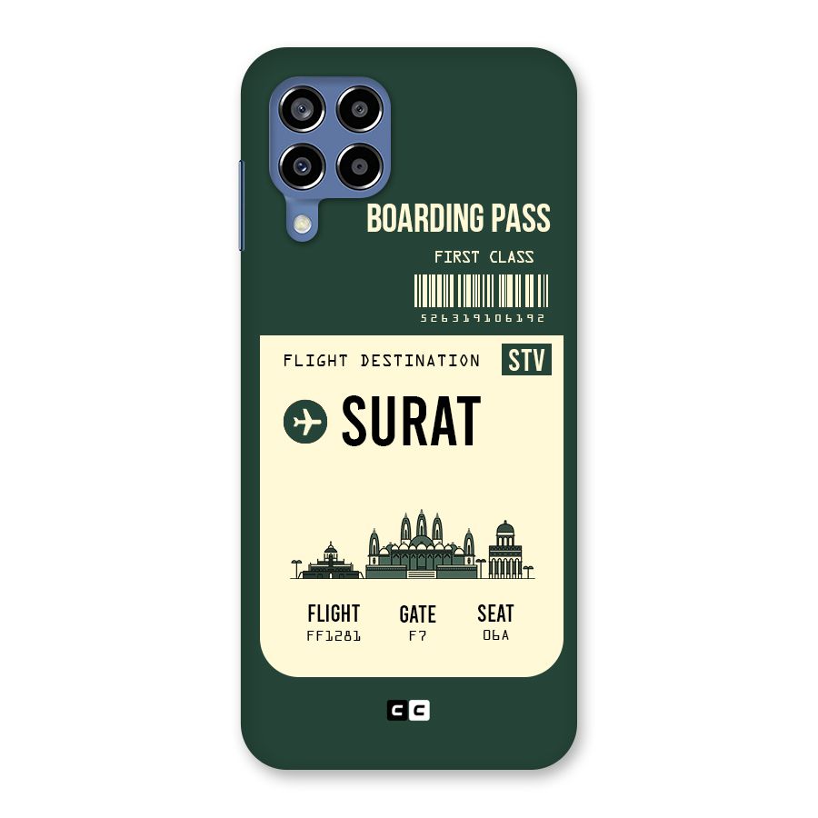Surat Boarding Pass Back Case for Galaxy M53 5G