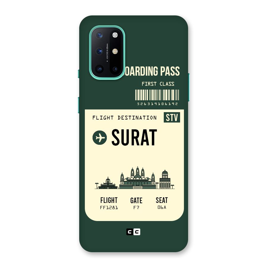 Surat Boarding Pass Back Case for OnePlus 8T