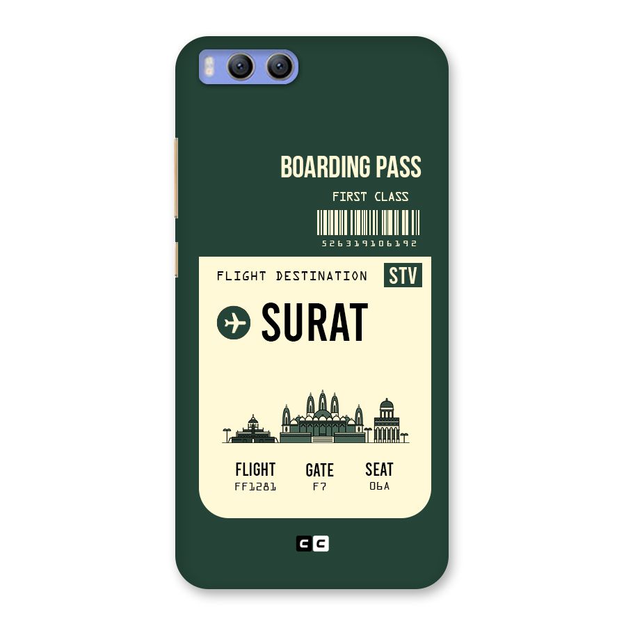 Surat Boarding Pass Back Case for Xiaomi Mi 6