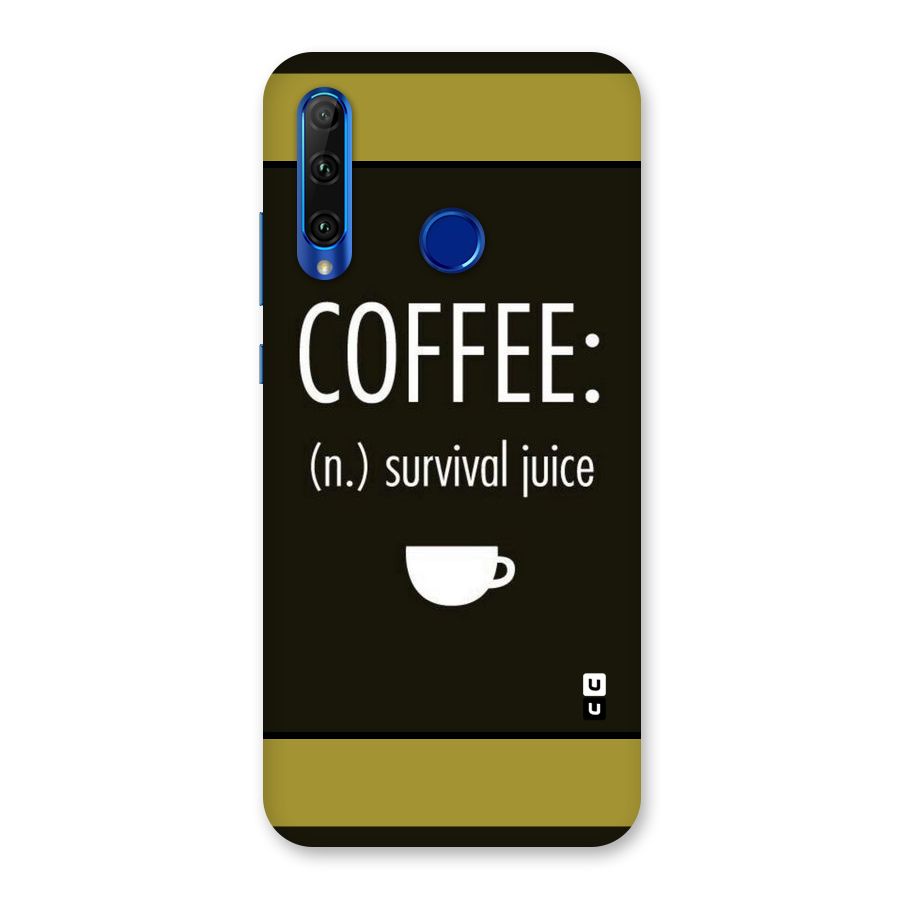 Survival Juice Back Case for Honor 20i