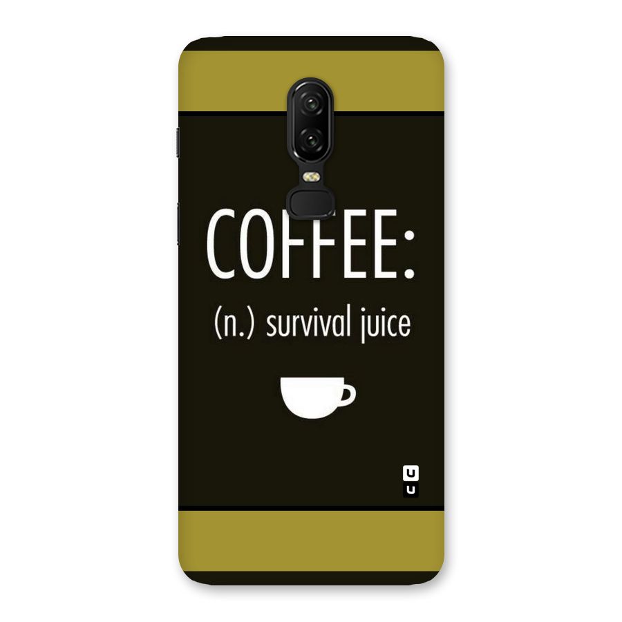 Survival Juice Back Case for OnePlus 6
