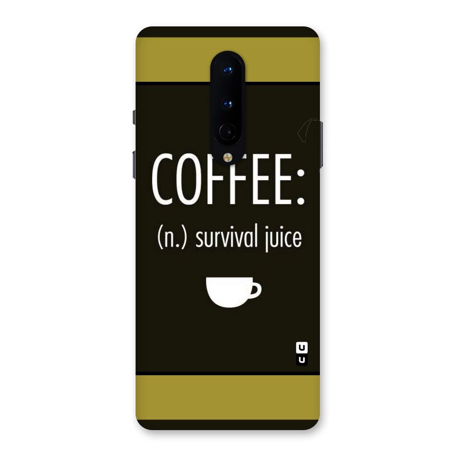 Survival Juice Back Case for OnePlus 8