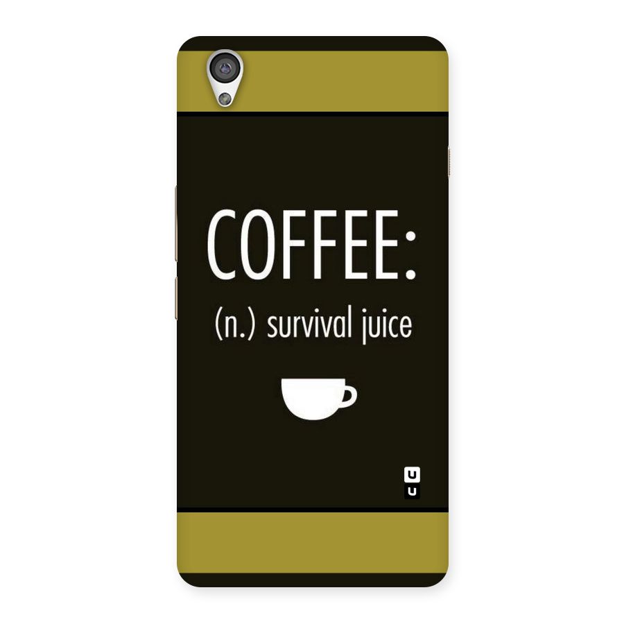 Survival Juice Back Case for OnePlus X