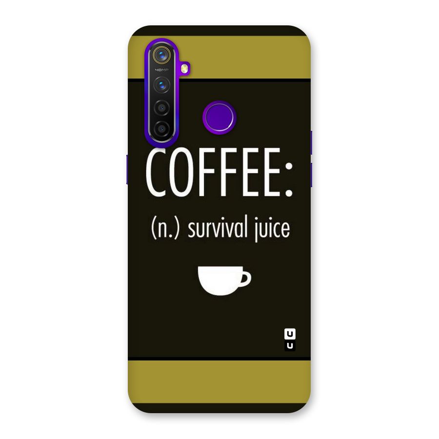 Survival Juice Back Case for Realme 5 Pro