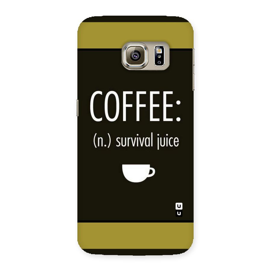 Survival Juice Back Case for Samsung Galaxy S6 Edge