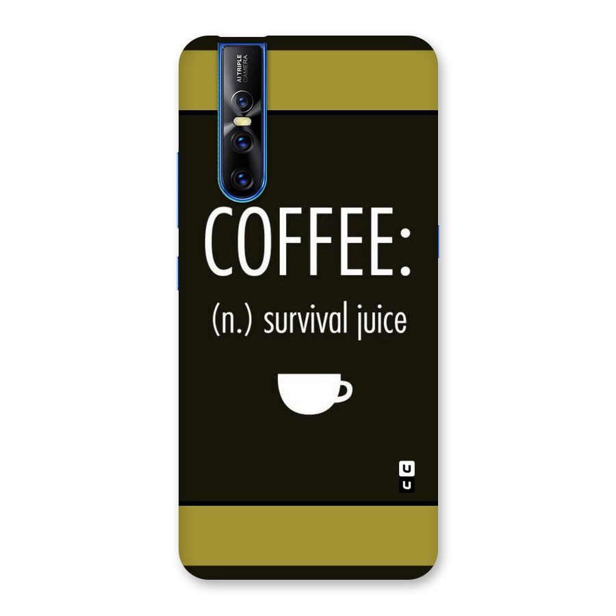 Survival Juice Back Case for Vivo V15 Pro