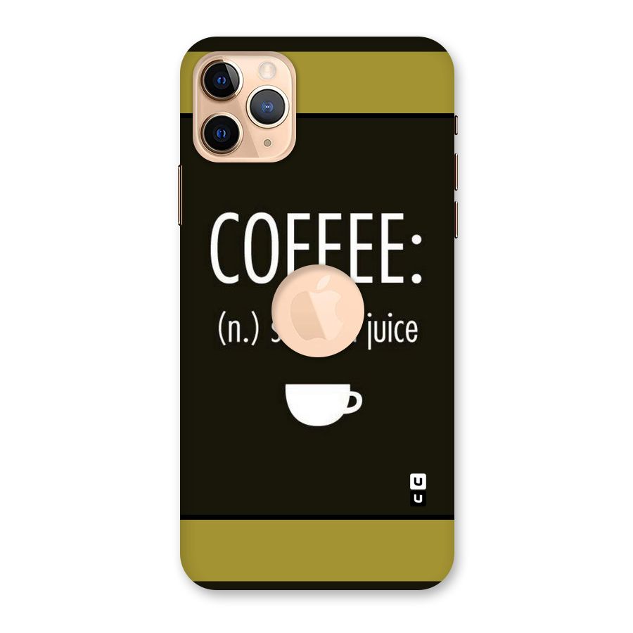 Survival Juice Back Case for iPhone 11 Pro Max Logo Cut