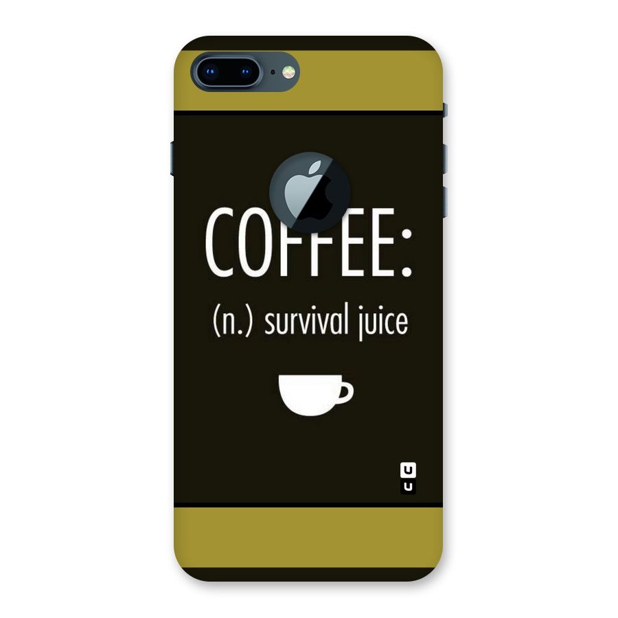 Survival Juice Back Case for iPhone 7 Plus Logo Cut