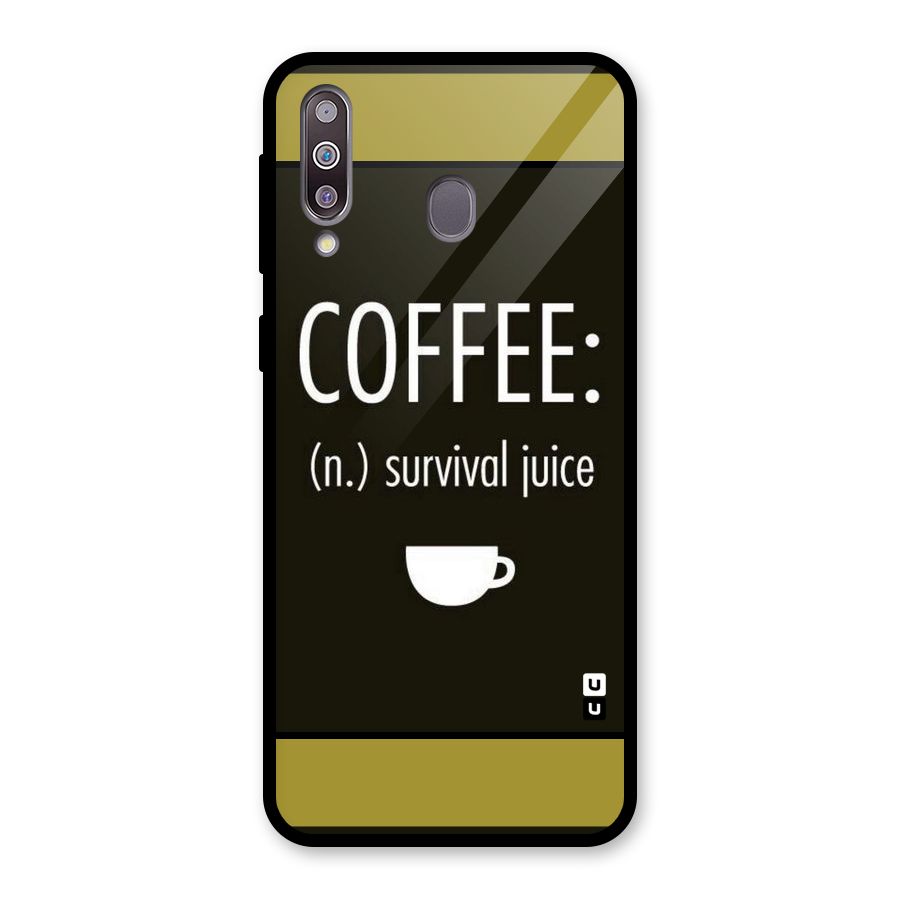 Survival Juice Glass Back Case for Galaxy M30