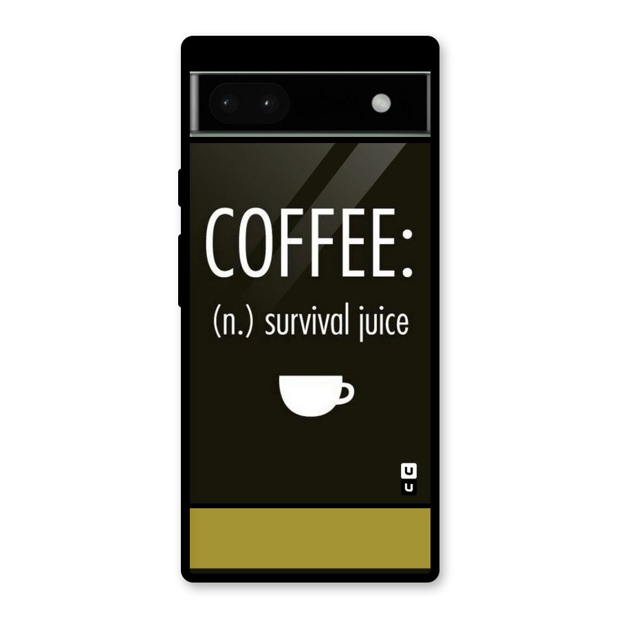 Survival Juice Glass Back Case for Google Pixel 6a