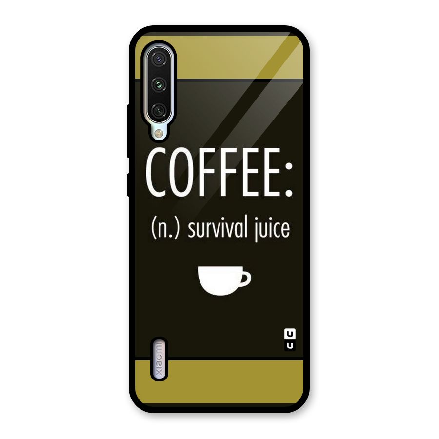 Survival Juice Glass Back Case for Mi A3