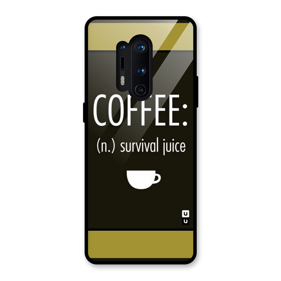 Survival Juice Glass Back Case for OnePlus 8 Pro