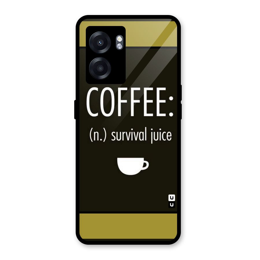 Survival Juice Glass Back Case for Oppo K10 (5G)