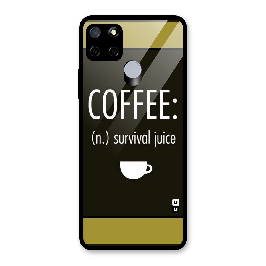 Survival Juice Glass Back Case for Realme Narzo 20