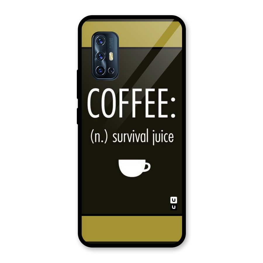 Survival Juice Glass Back Case for Vivo V17