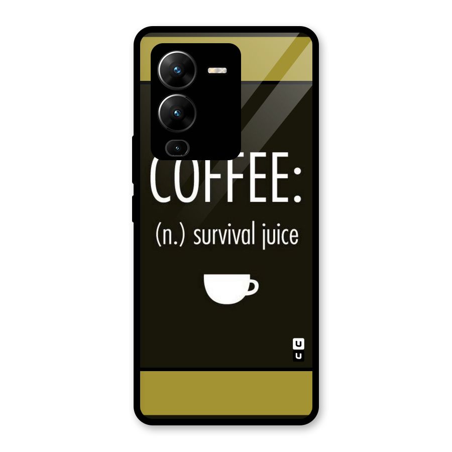 Survival Juice Glass Back Case for Vivo V25 Pro
