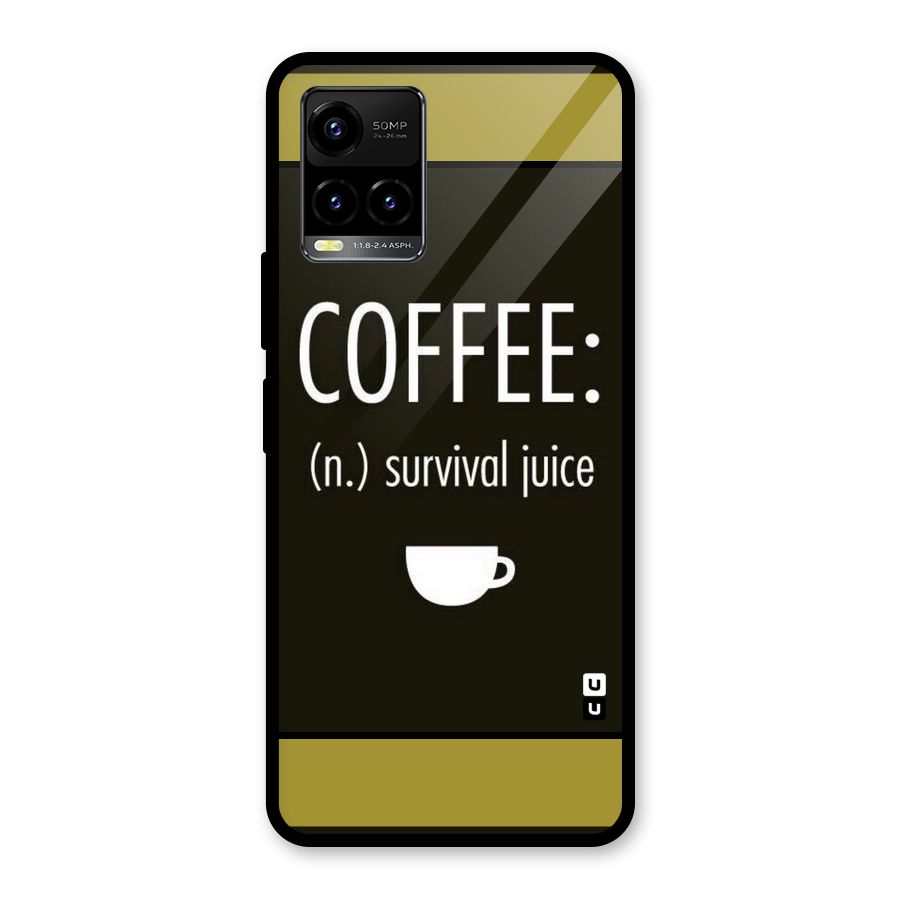 Survival Juice Glass Back Case for Vivo Y21T