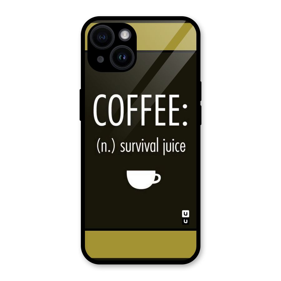 Survival Juice Glass Back Case for iPhone 14