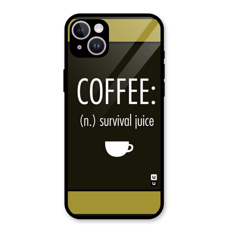 Survival Juice Glass Back Case for iPhone 14 Plus