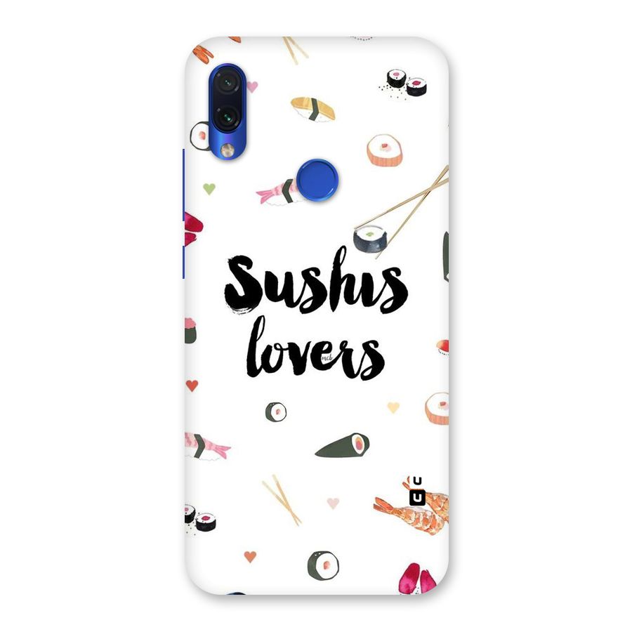 Sushi Lovers Back Case for Redmi Note 7
