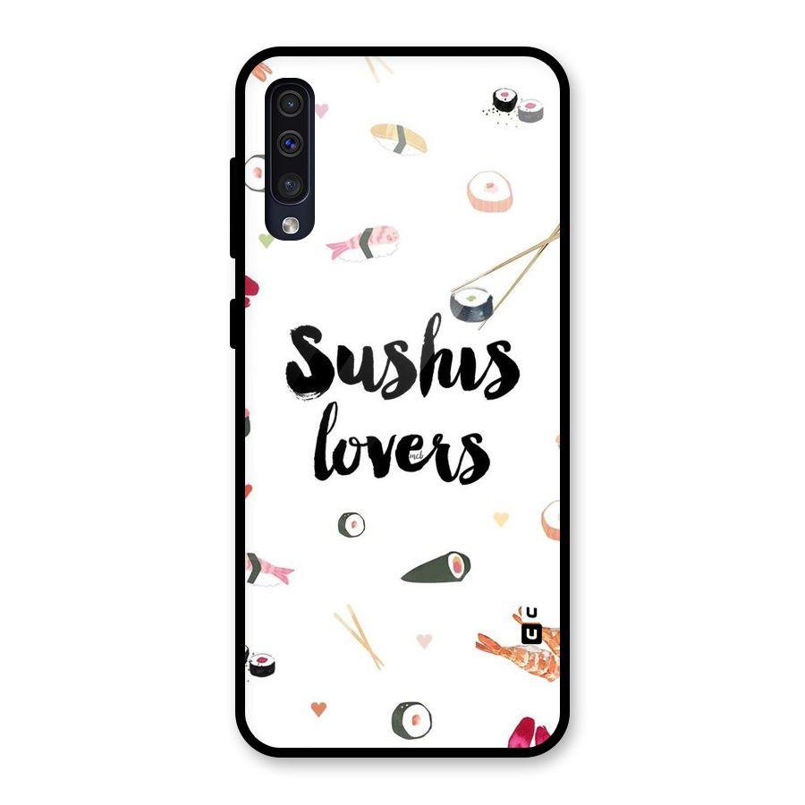 Sushi Lovers Glass Back Case for Galaxy A30s