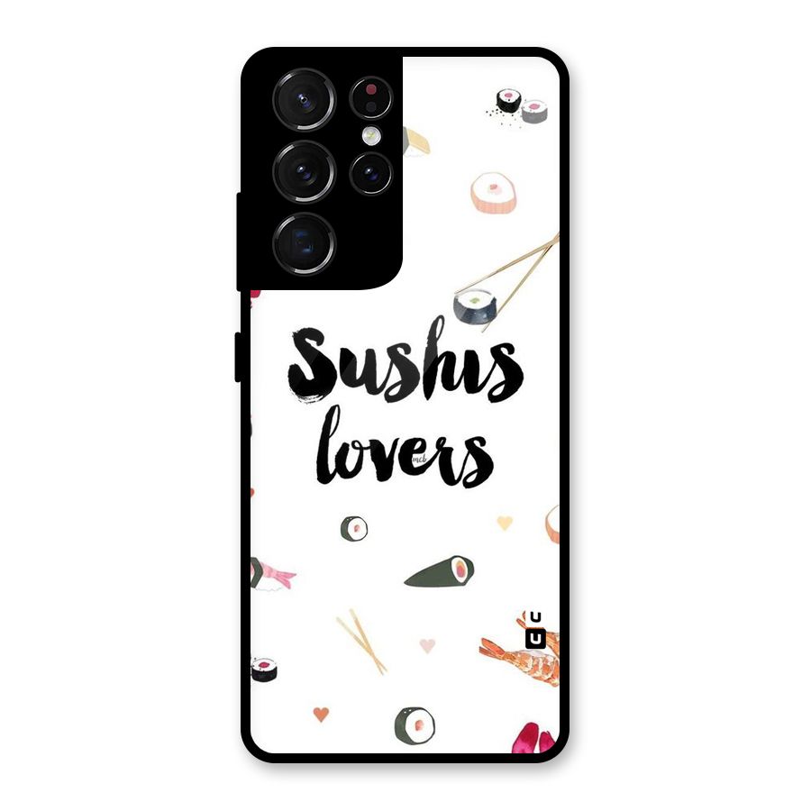 Sushi Lovers Glass Back Case for Galaxy S21 Ultra 5G