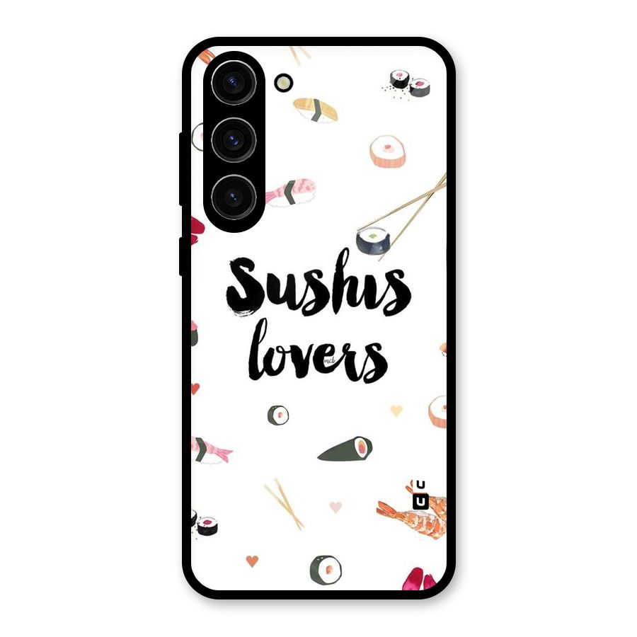 Sushi Lovers Glass Back Case for Galaxy S23 Plus
