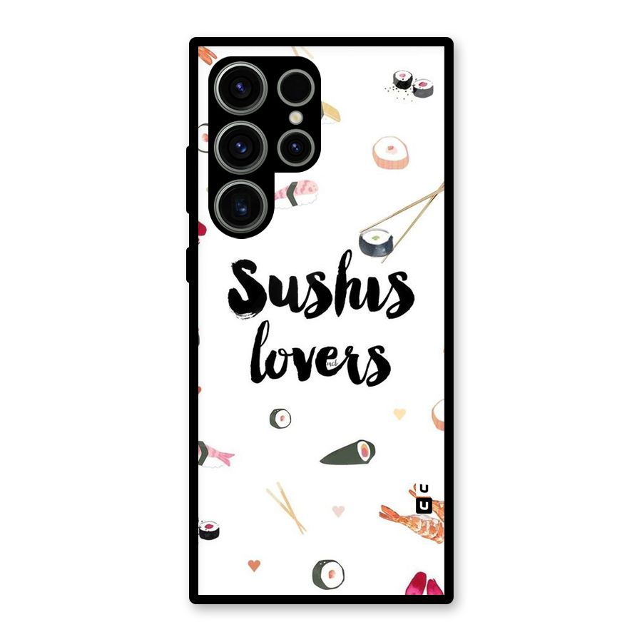 Sushi Lovers Glass Back Case for Galaxy S23 Ultra