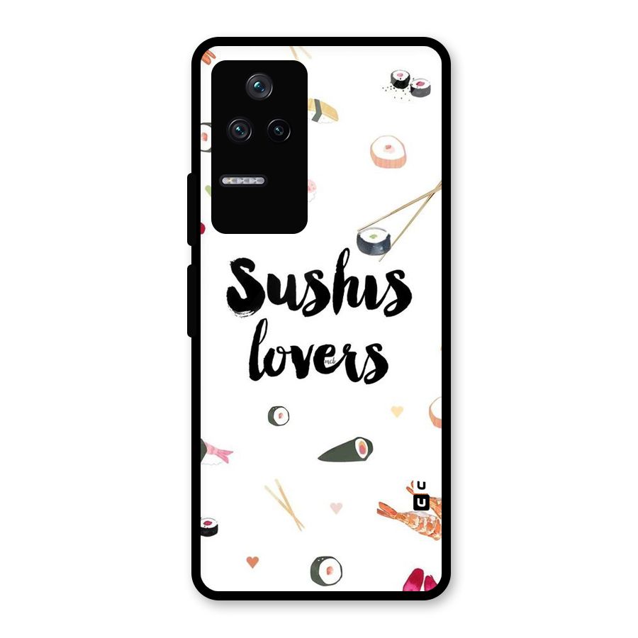 Sushi Lovers Glass Back Case for Poco F4 5G