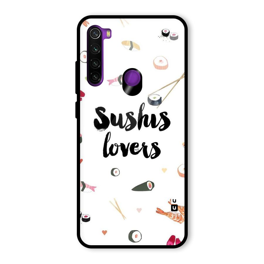Sushi Lovers Glass Back Case for Redmi Note 8