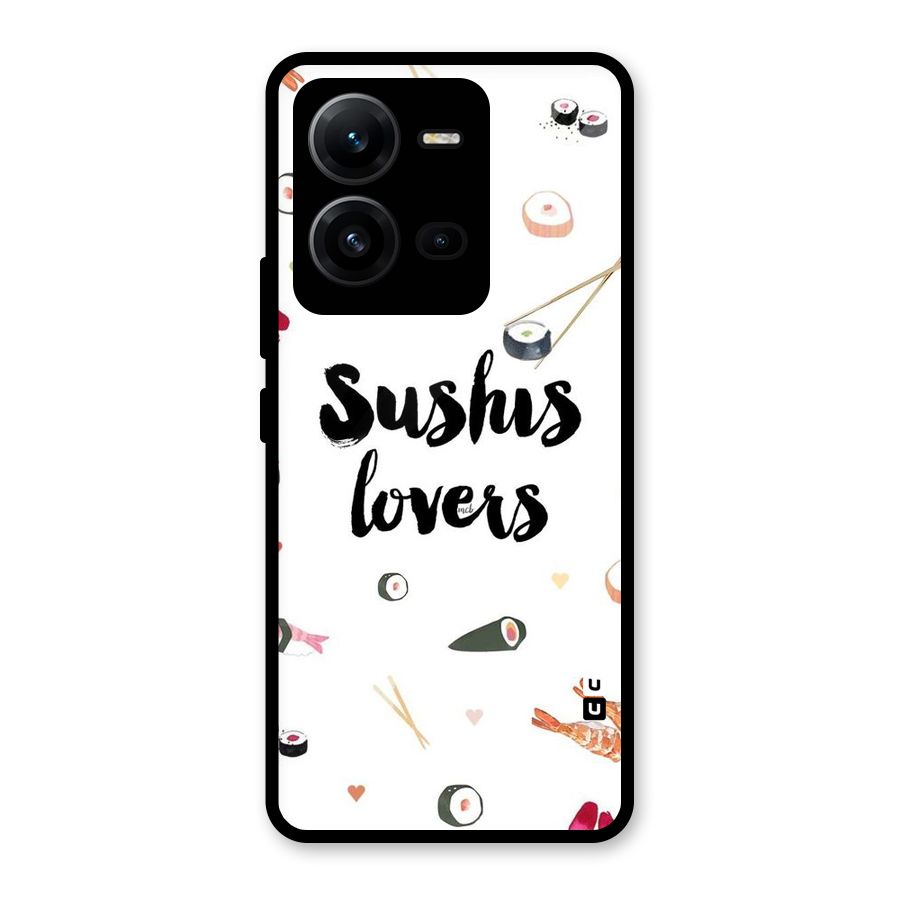 Sushi Lovers Glass Back Case for Vivo V25