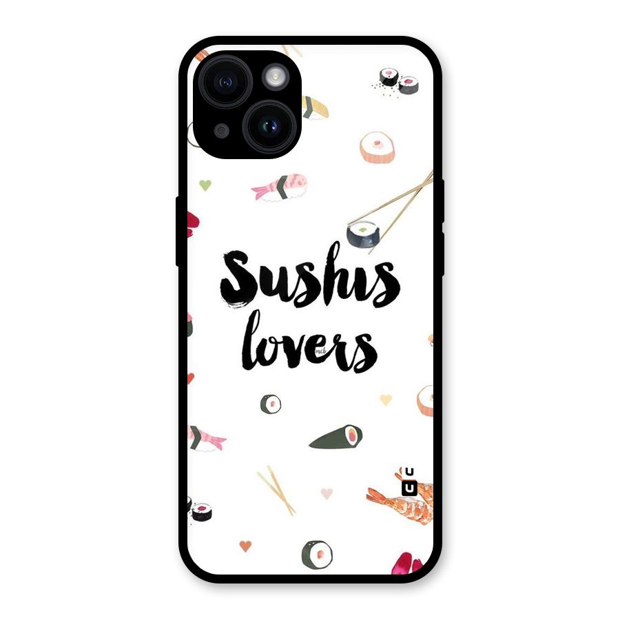 Sushi Lovers Glass Back Case for iPhone 14