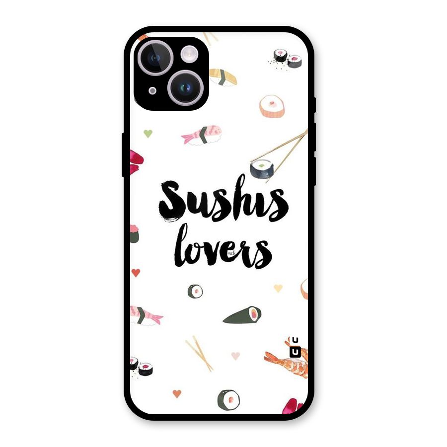 Sushi Lovers Glass Back Case for iPhone 14 Plus